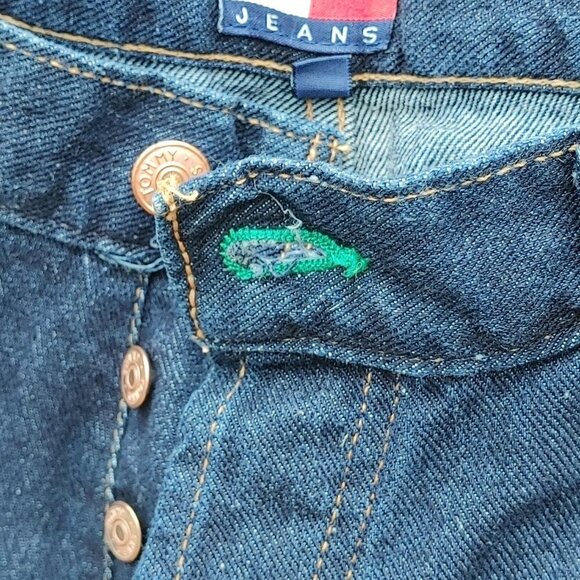 Tommy Hilfiger Jeans Mens 34x30 URBAN Jean Relaxed Denim Cotton Button Fly - Picture 5 of 13